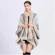 Labyrint Poncho Beige Créme Labyrint Poncho Beige Créme