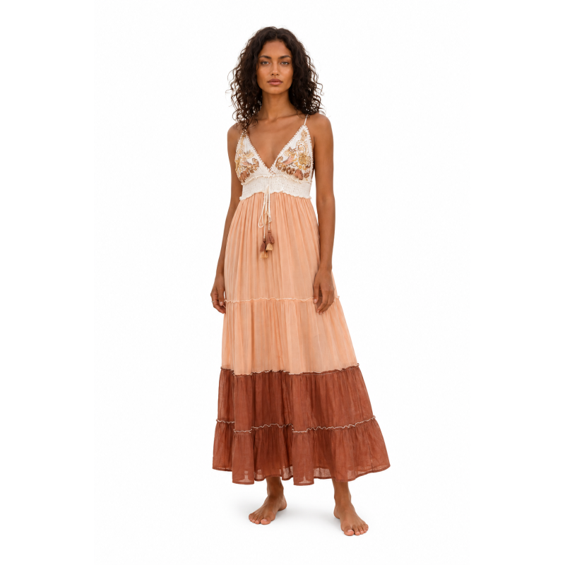Beachy Boho Beauty Peach