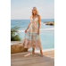 Beachy Boho Beauty broken white baby blue